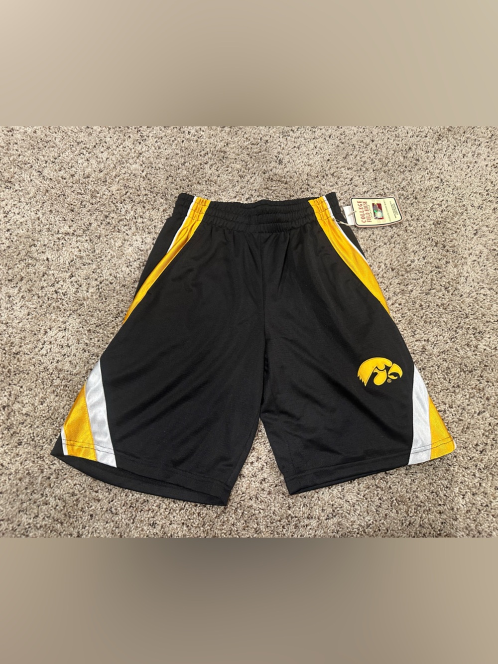 Iowa Hawkeyes Athletic Shorts youth large